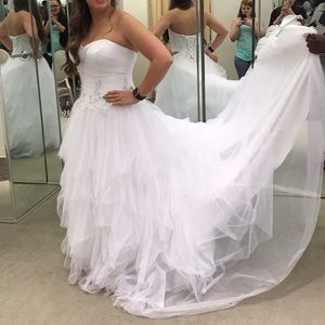 David’s Bridal wedding dress